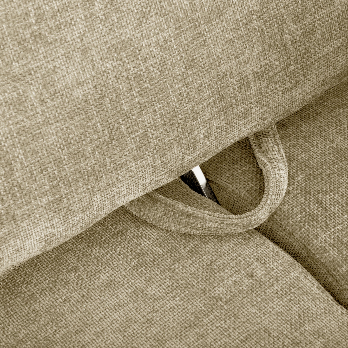 Corner (right) Sofa-bed Convert Hm3268.01r Ecru Fabric 283x188x100hcm.