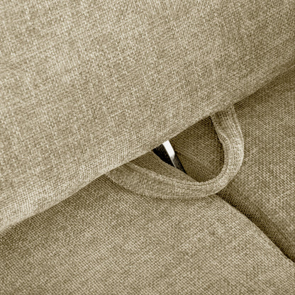 Corner (right) Sofa-bed Convert Hm3268.01r Ecru Fabric 283x188x100hcm.