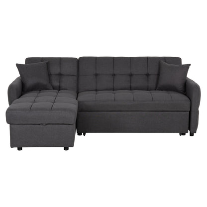 Corner Sofabed Reversible Nezu Hm3294.01 Grey Fabric 210x140x78hcm.