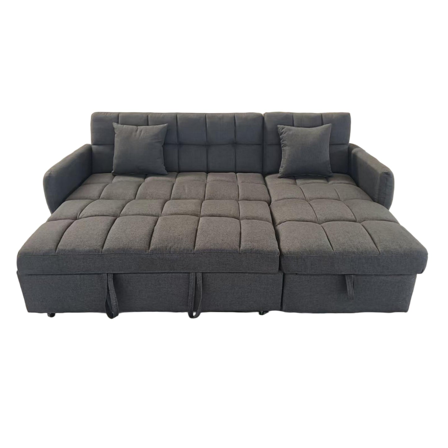 Corner Sofabed Reversible Nezu Hm3294.01 Grey Fabric 213x145x83hcm.