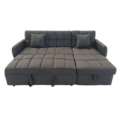 Corner Sofabed Reversible Nezu Hm3294.01 Grey Fabric 213x145x83hcm.