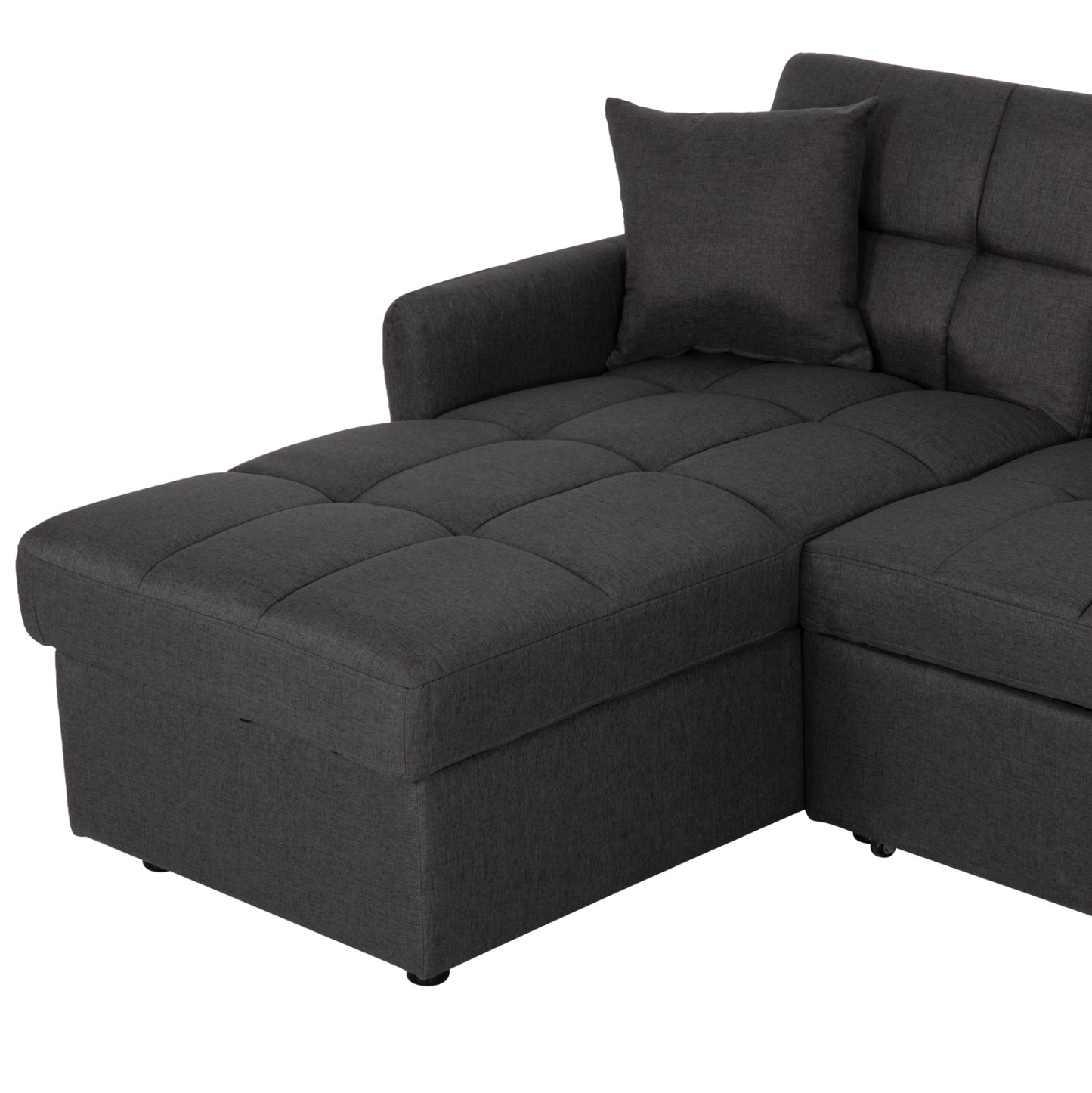 Corner Sofabed Reversible Nezu Hm3294.01 Grey Fabric 210x140x78hcm.
