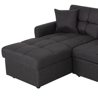 Corner Sofabed Reversible Nezu Hm3294.01 Grey Fabric 210x140x78hcm.