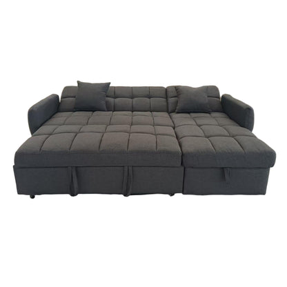 Corner Sofabed Reversible Nezu Hm3294.01 Grey Fabric 213x145x83hcm.