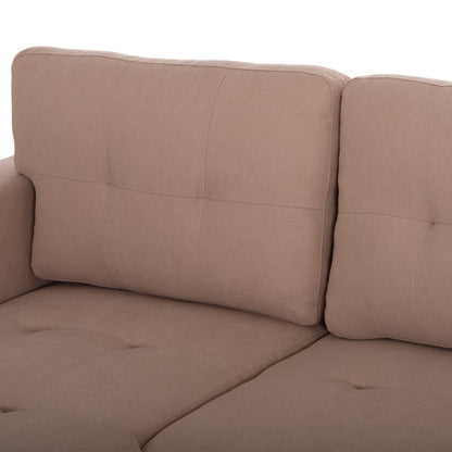 Corner Sofa-bed Reversible Sal Hm3310.03 Beige Fabric 213x136x84hcm