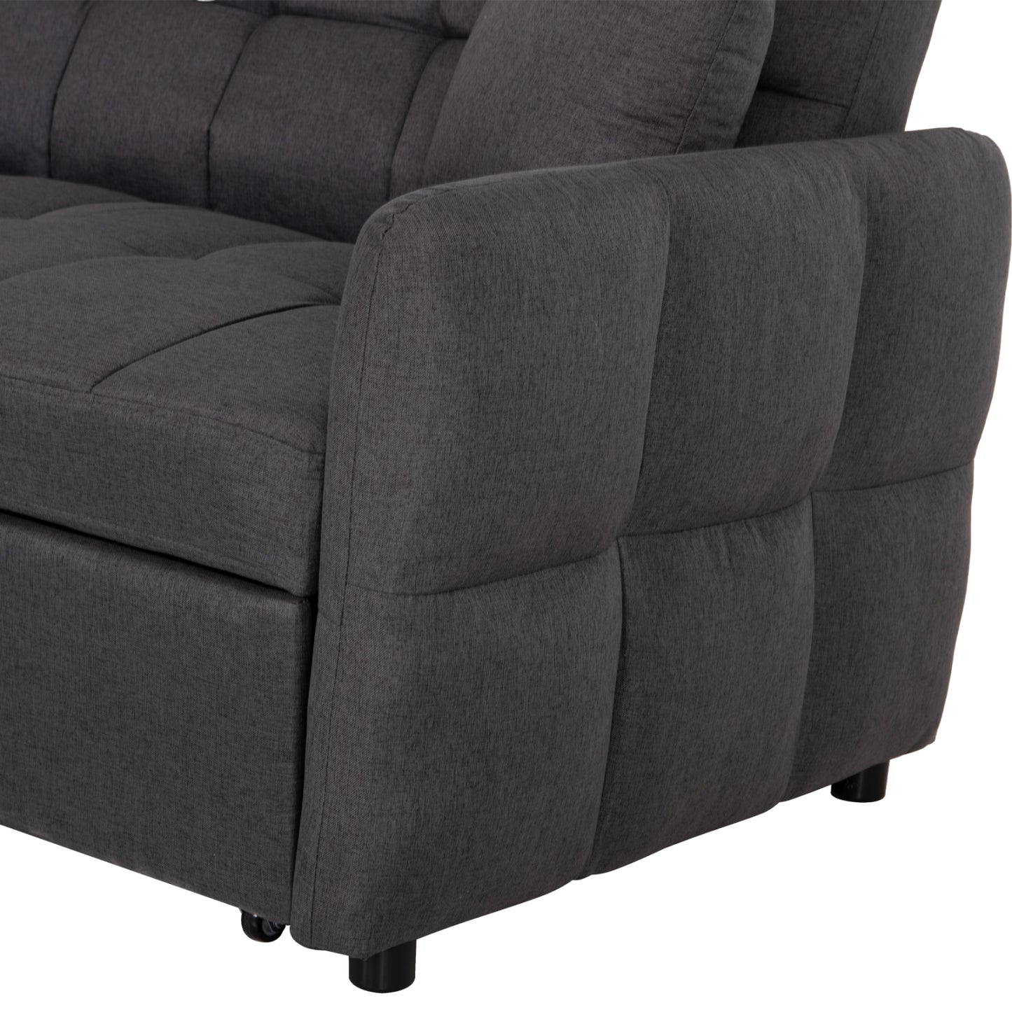 Corner Sofabed Reversible Nezu Hm3294.01 Grey Fabric 210x140x78hcm.