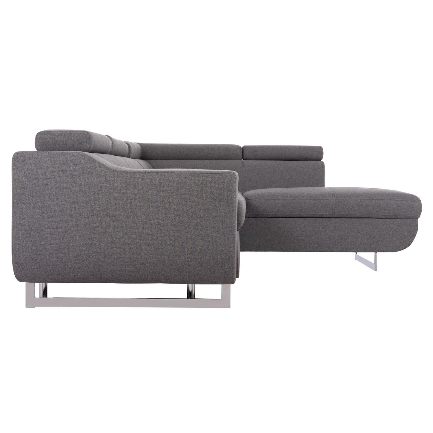 Corner Sofa-bed With Storage Space Encore Hm3301.01r Grey Fabric 285x205x90hcm.