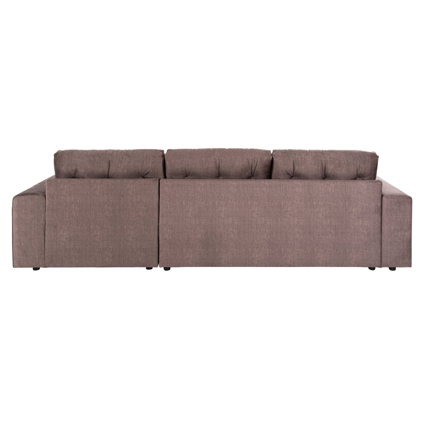 Corner Sofa-bed With Storage Space Clancy Hm3281.03r Brown Fabric 308x181x92hcm.