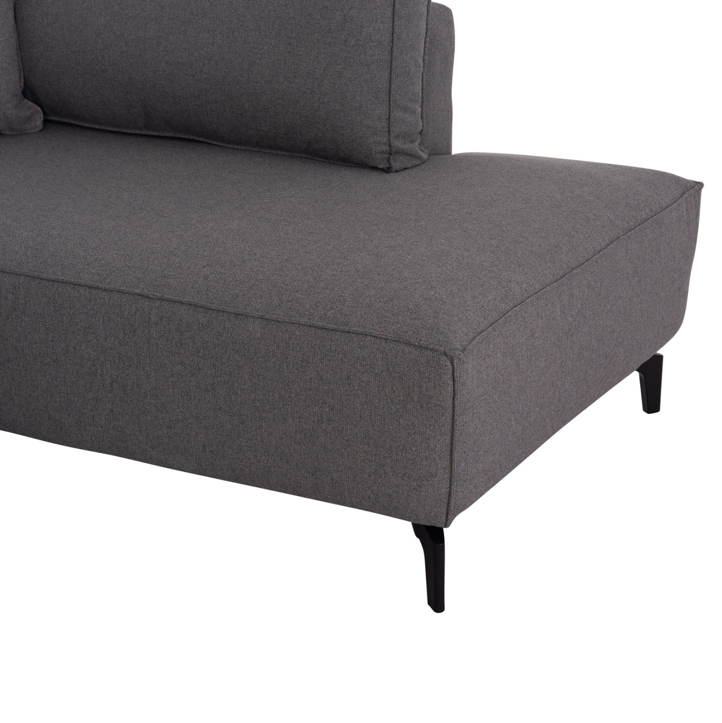 Corner Sofa-bed With Storage Space Saffira Hm3303.01r Grey Fabric 270x195x100hcm.
