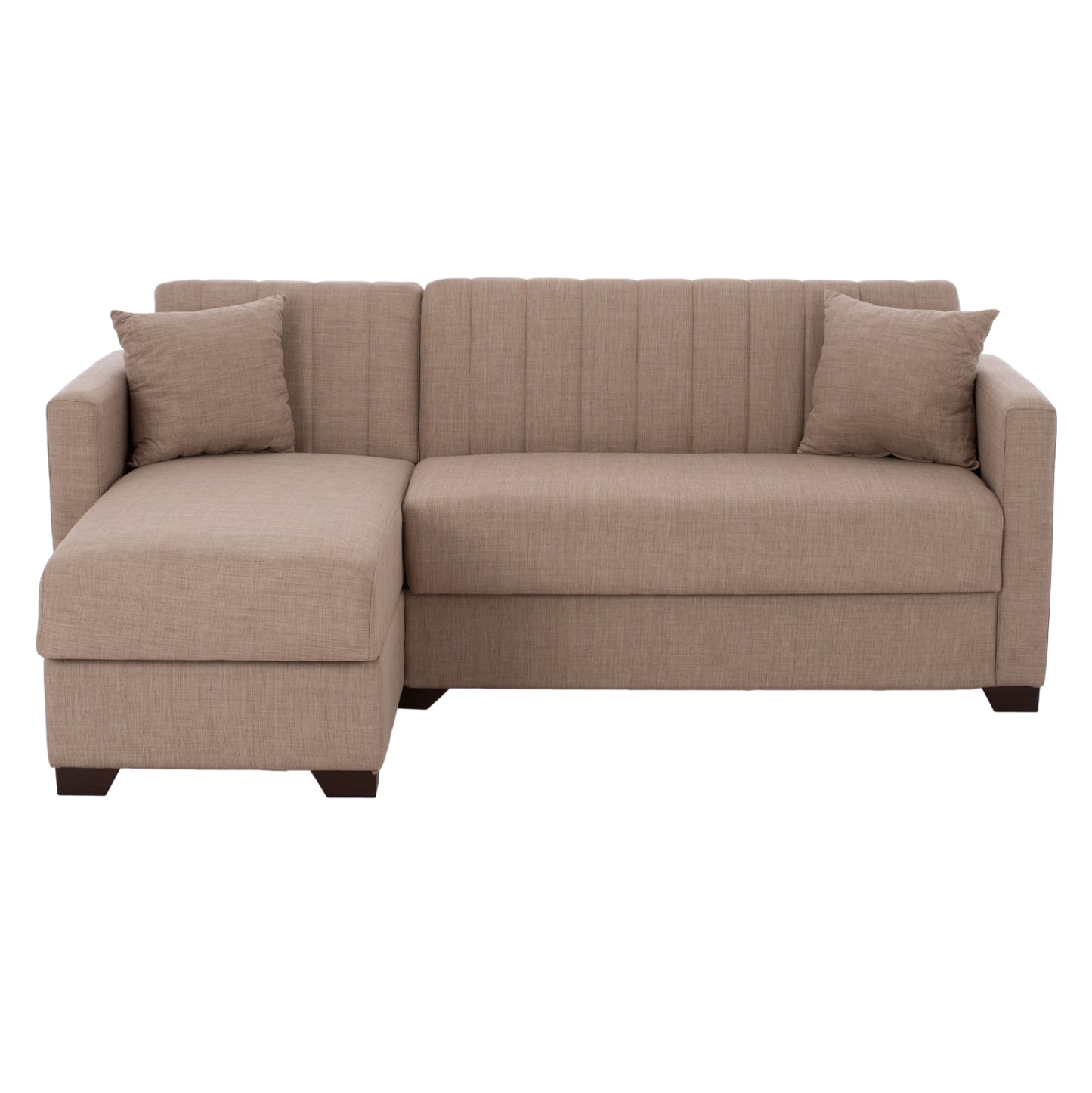 Hm3244.04 Corner Sofa-bed, Reversible, 200x133x77Ηcm, Beige