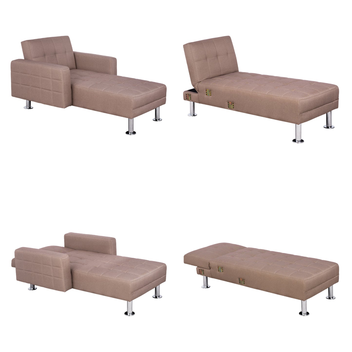 Mutli Corner Sofa Beige Sofa Bed Holden Hm3147.02 Recersible 265x151x78cm