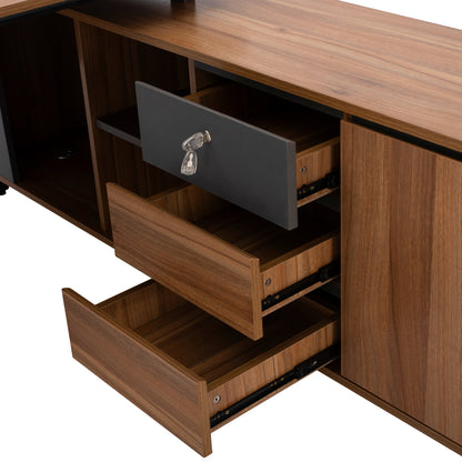 Professional Office Library Reversible Corner Supreme 200x180x76 Hm2384