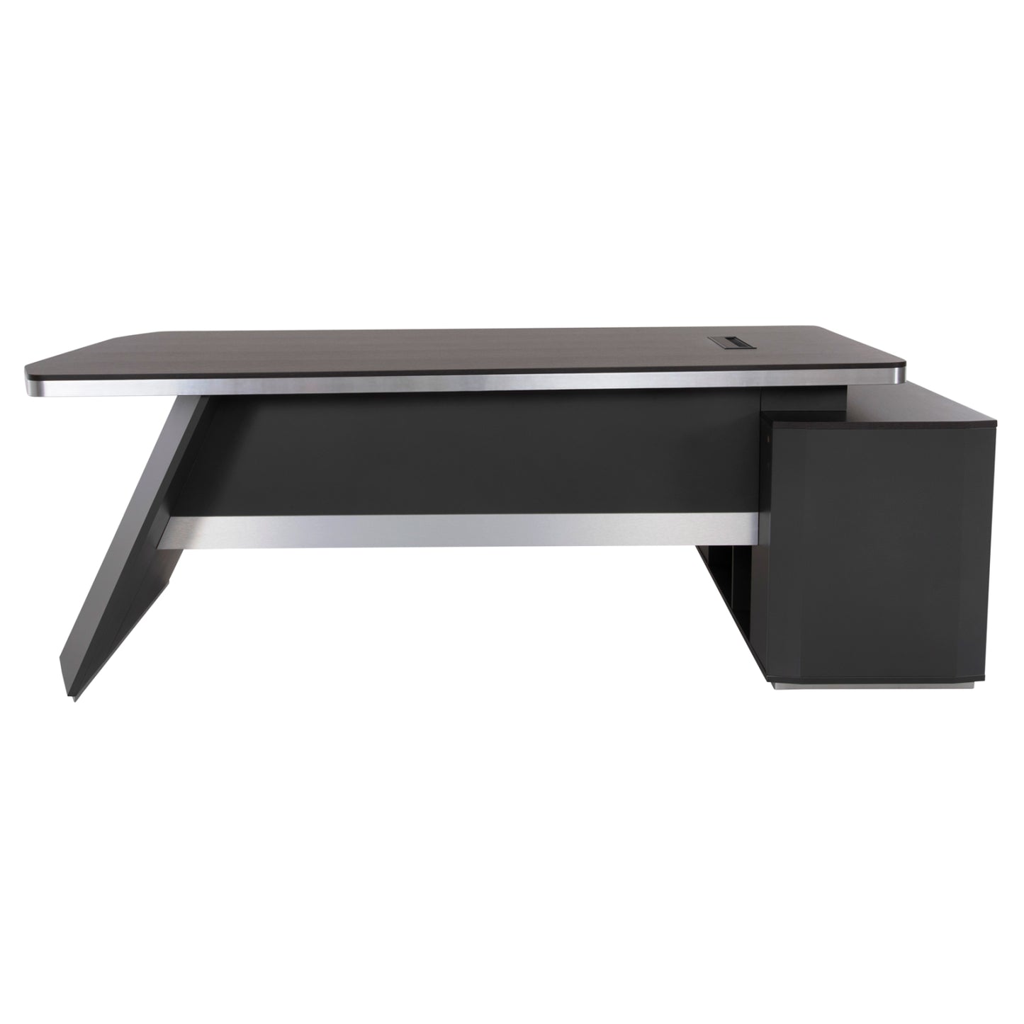 Professional Office Desk Left Corner Rosewood Hm2083l 220x180x76hcm