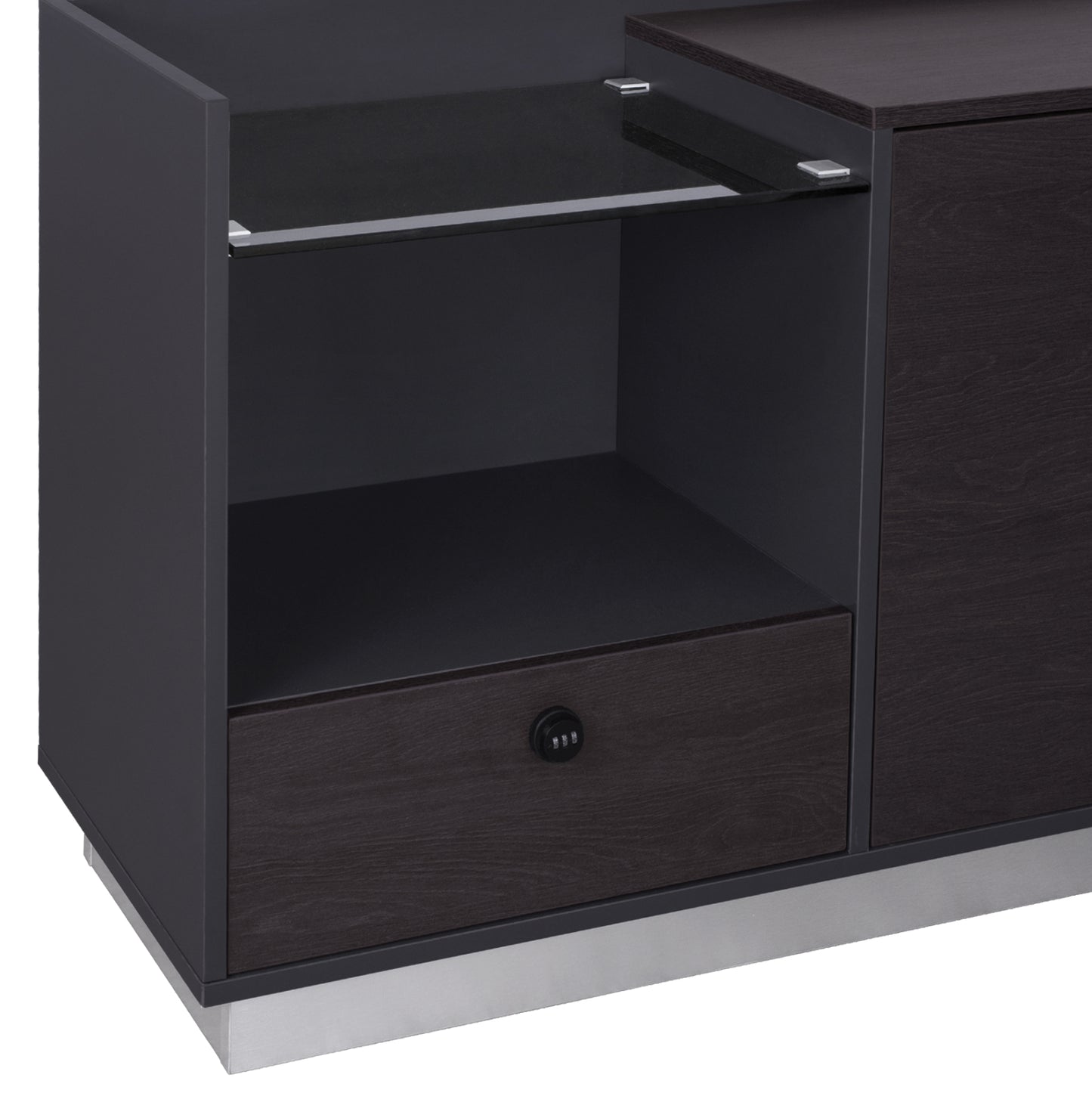 Professional Office Left Corner Rosewood Hm2112l 200x160x76cm