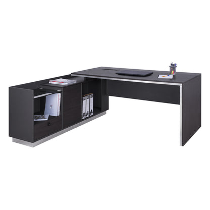 Professional Office Left Corner Rosewood Hm2112l 200x160x76cm