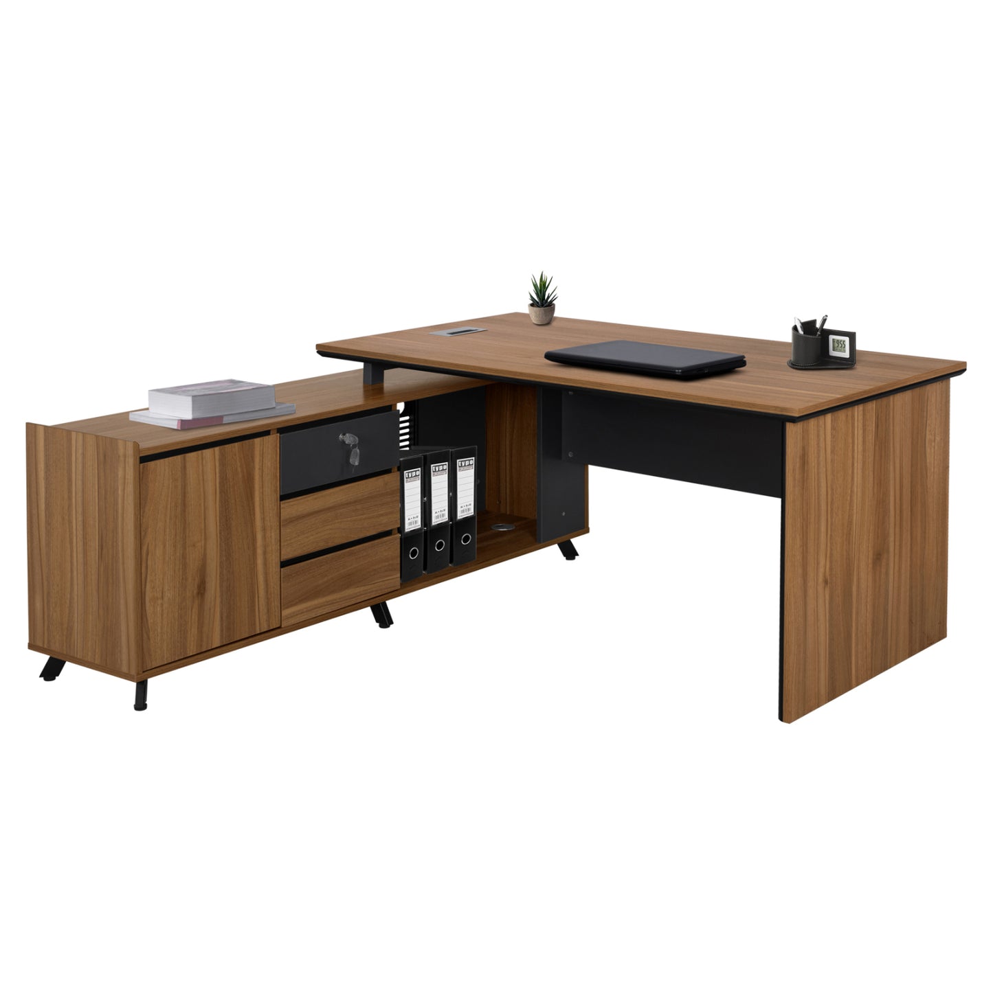 Professional Office With Reversible Angle Supreme 160x160x75cm Hm2348