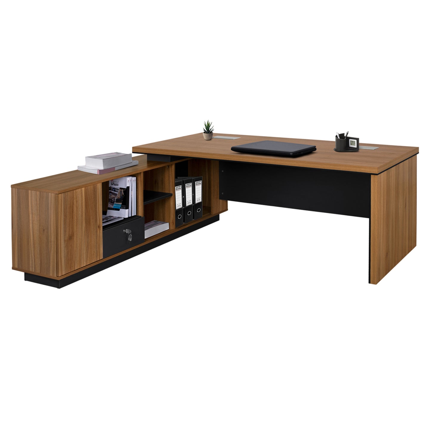 Professional Office With Reversible Angle Supreme 199x180x76cm Hm2347