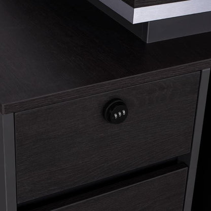 Professional Office With Left Cabinet Rosewoof Hm2087l 160x80x76cm