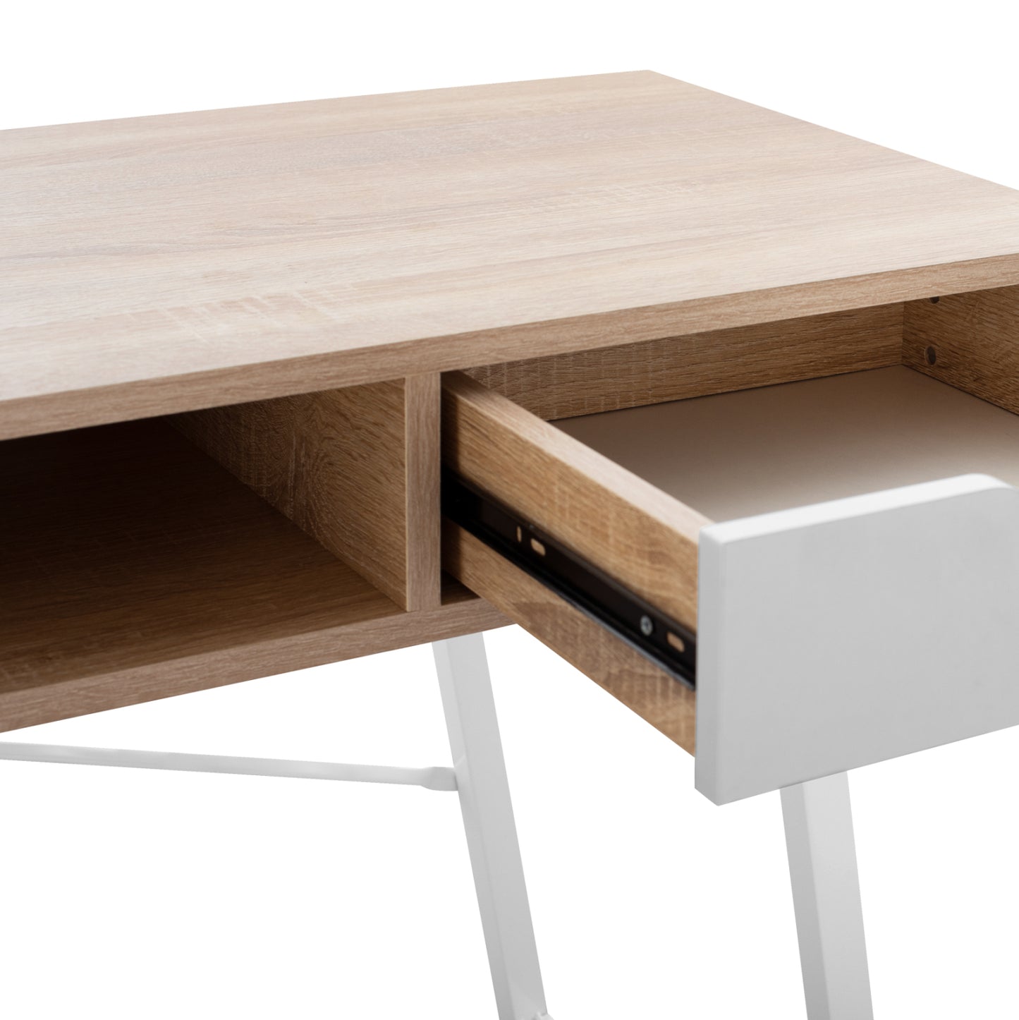 Hm2128.01 Desk, Sonama-white, 120x48x76,5