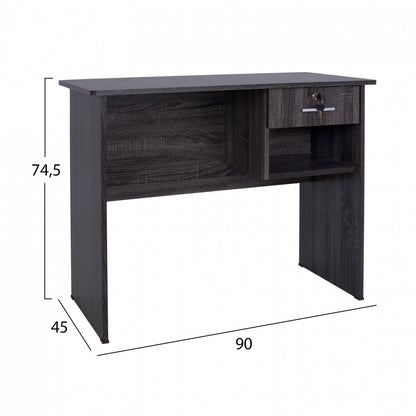 Office Melamine With Drawer Hm2283.01 In Grey Color 90x45x74.5