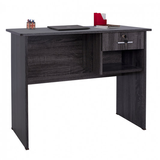Office Melamine With Drawer Hm2283.01 In Grey Color 90x45x74.5