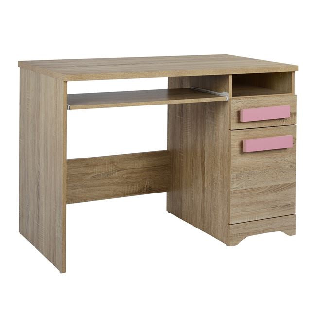 Desk Playroom Sonama-pink Handles Hm11154.02 110x55x76.5