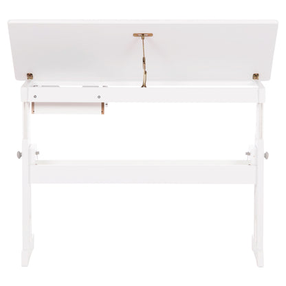 Children's Drawing Desk Ascent Hm18289 Mdf In White 109x55x87.5hcm.