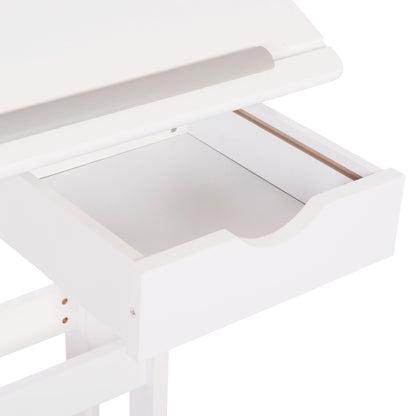 Children's Drawing Desk Ascent Hm18289 Mdf In White 109x55x87.5hcm.