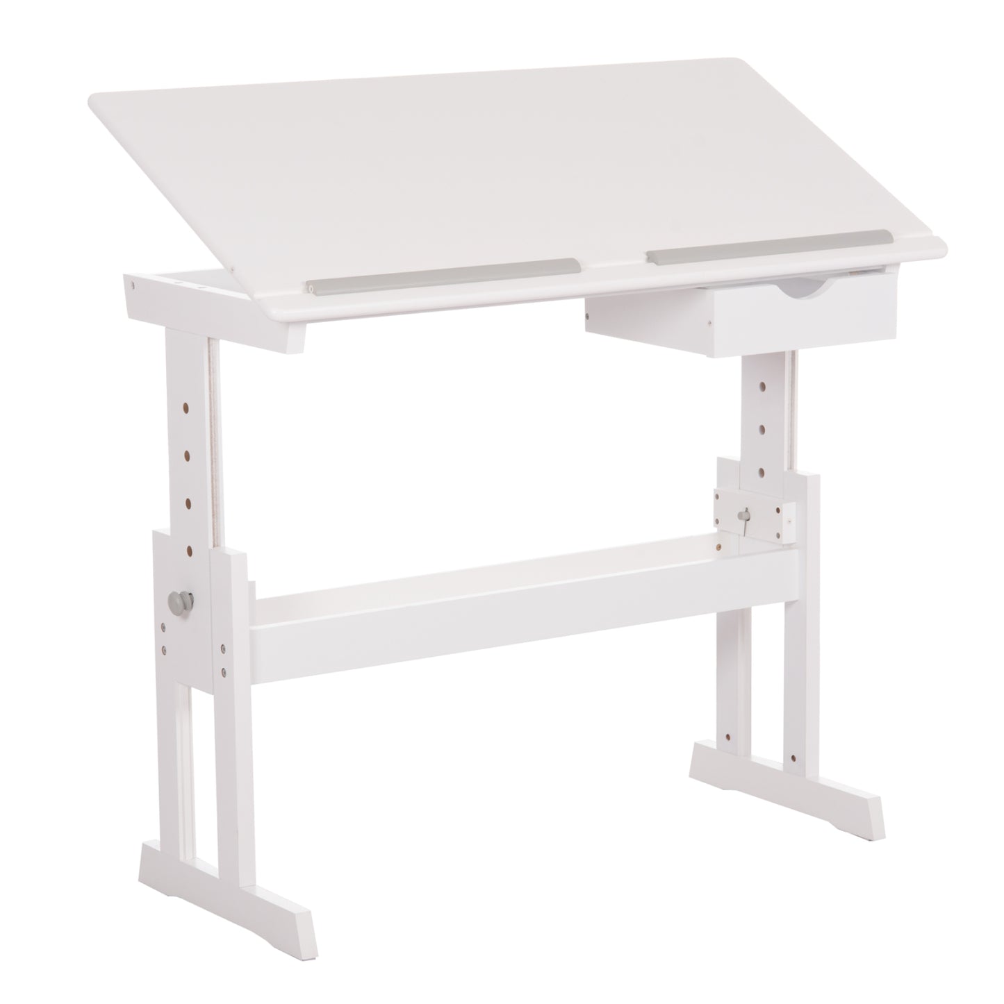 Children's Drawing Desk Ascent Hm18289 Mdf In White 109x55x87.5hcm.