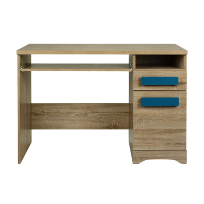 Desk Playroom Sonama-blue Handles Hm11154.01 110x55x76.5