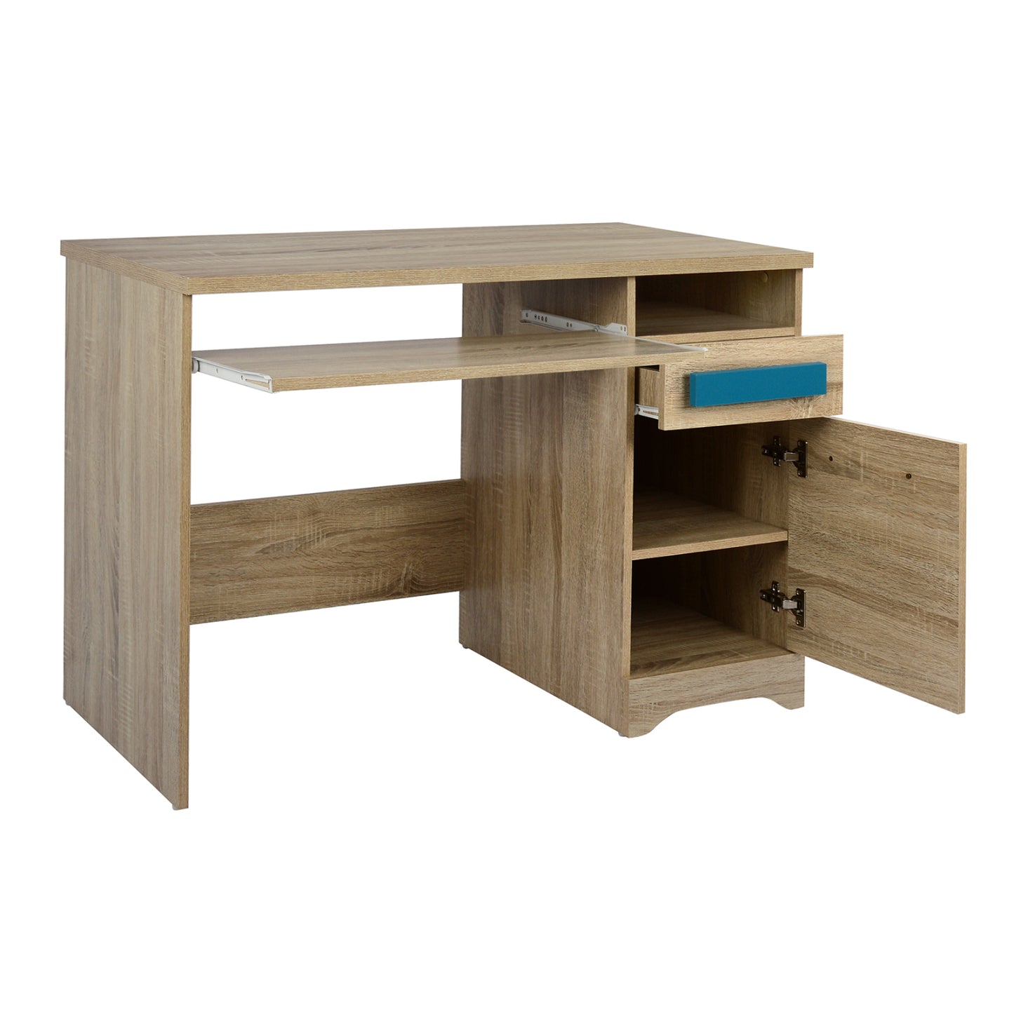 Desk Playroom Sonama-blue Handles Hm11154.01 110x55x76.5