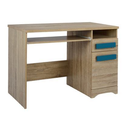 Desk Playroom Sonama-blue Handles Hm11154.01 110x55x76.5