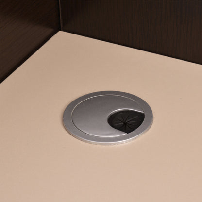 Reception Desk Dalton Hm2068.01 Melamine In Wenge-beige 240x80x106hcm.