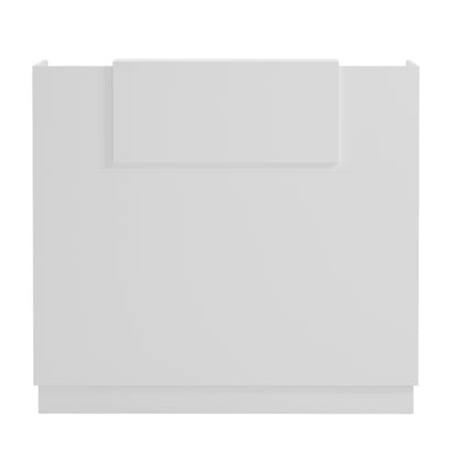 Reception Desk Barry Hm2152.02 Melamine In White 120x70x110hcm.
