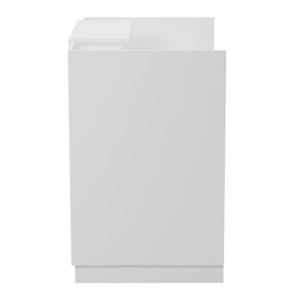 Reception Desk Barry Hm2152.02 Melamine In White 120x70x110hcm.