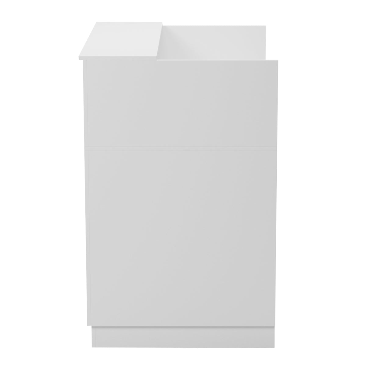 Reception Desk Karmen Hm2155.02 Melamine In White 100x70x110hcm.