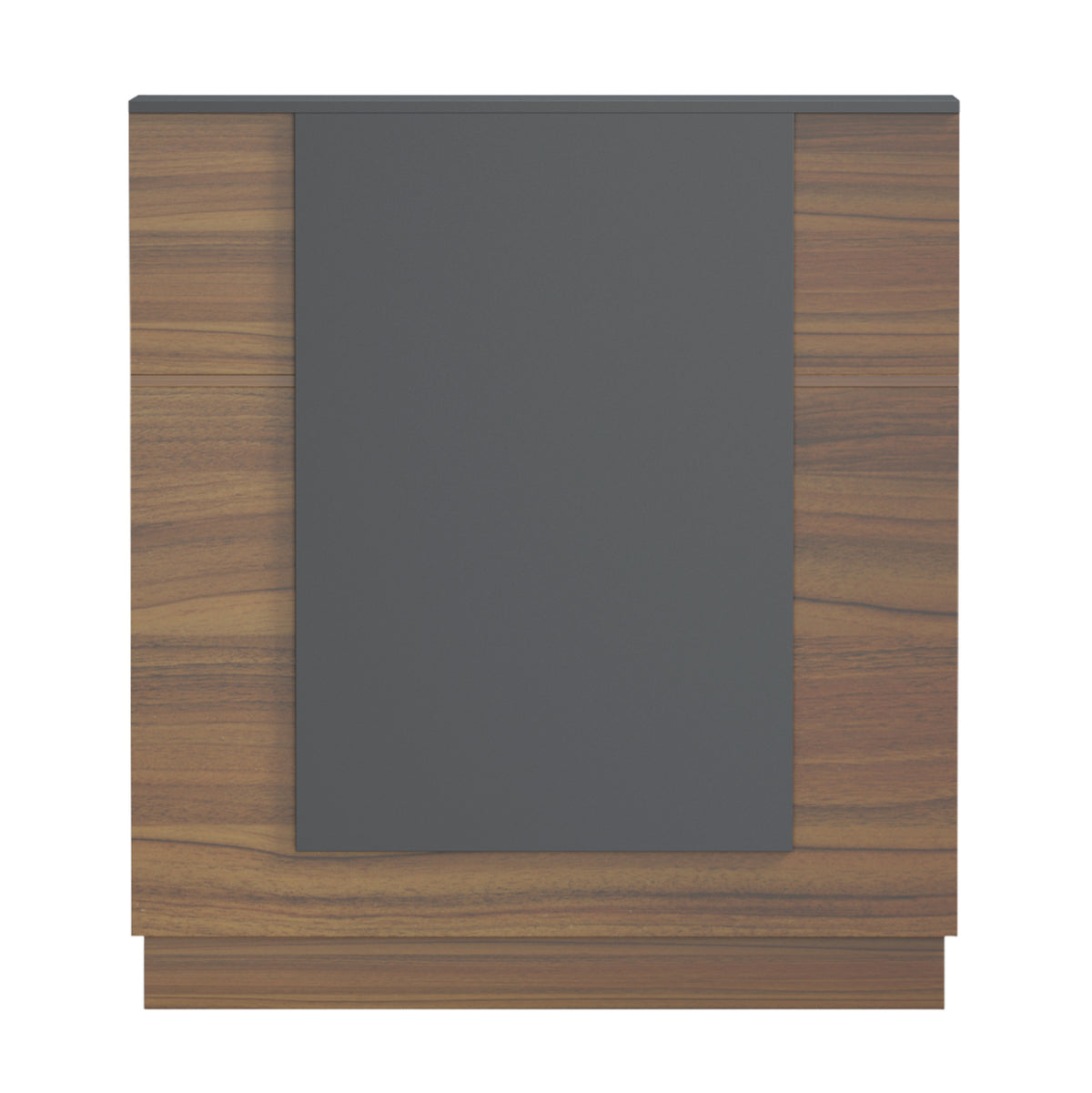 Reception Desk Karmen Hm2155.03 Melamine In Walnut/grey 100x70x110hcm.