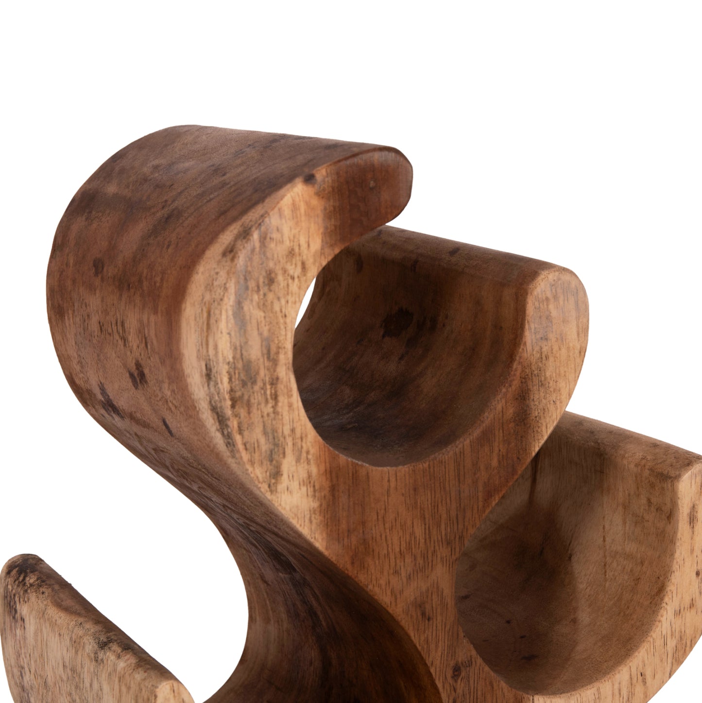 Bottle Rack 6-place Diony Hm9485.11 Suar Wood--natural Color 25x18x50hcm.