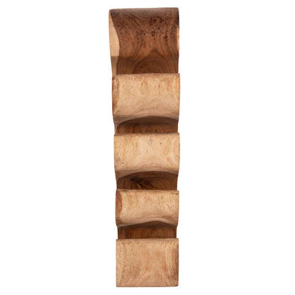 Bottle Rack 8-place Diony Hm18232.11 Suar Wood--natural Color 25x18x71hcm.