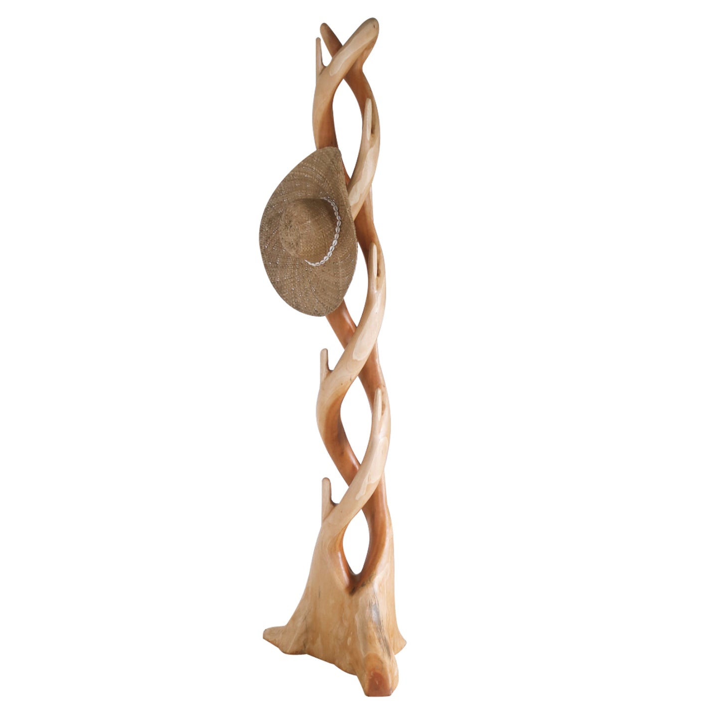 Coat-stand Hm9365 Solid Suar Natural Color 40x40x200