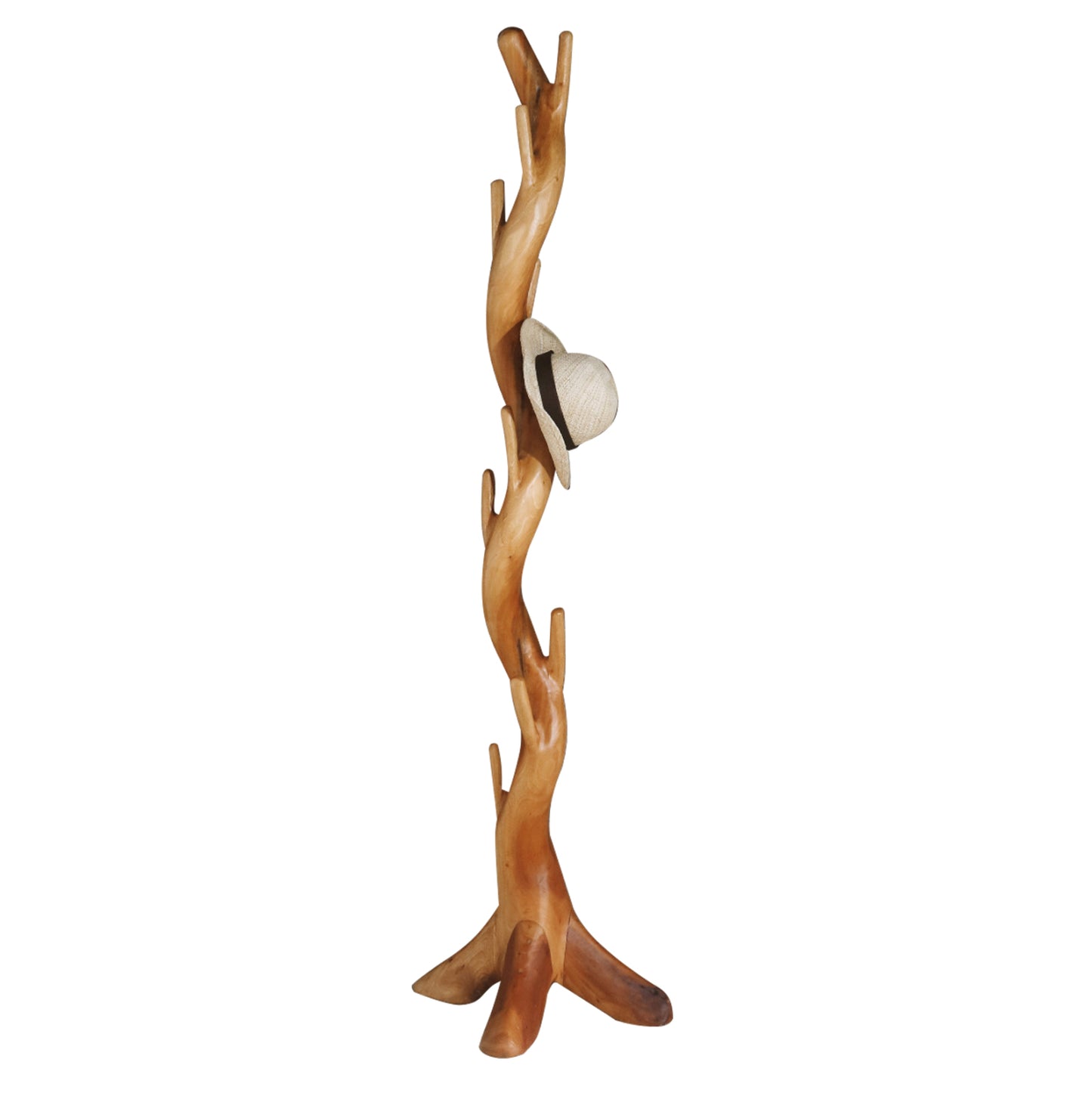 Coat-stand Hm9366 Solid Suar Natural 40x40x200