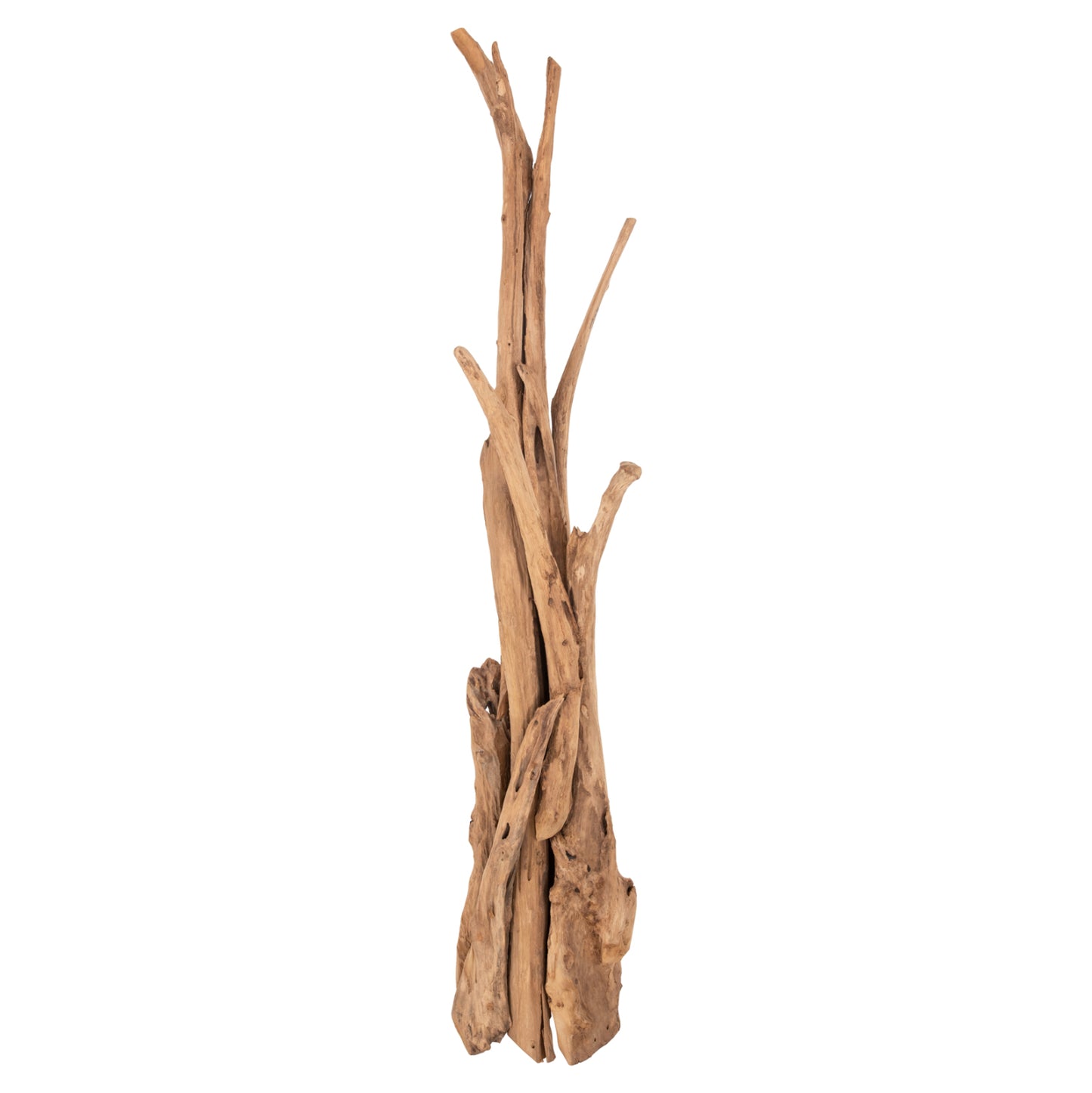 Floor Standing Hanger Hm9367 Solid Teak Natural 36x30x183hcm.