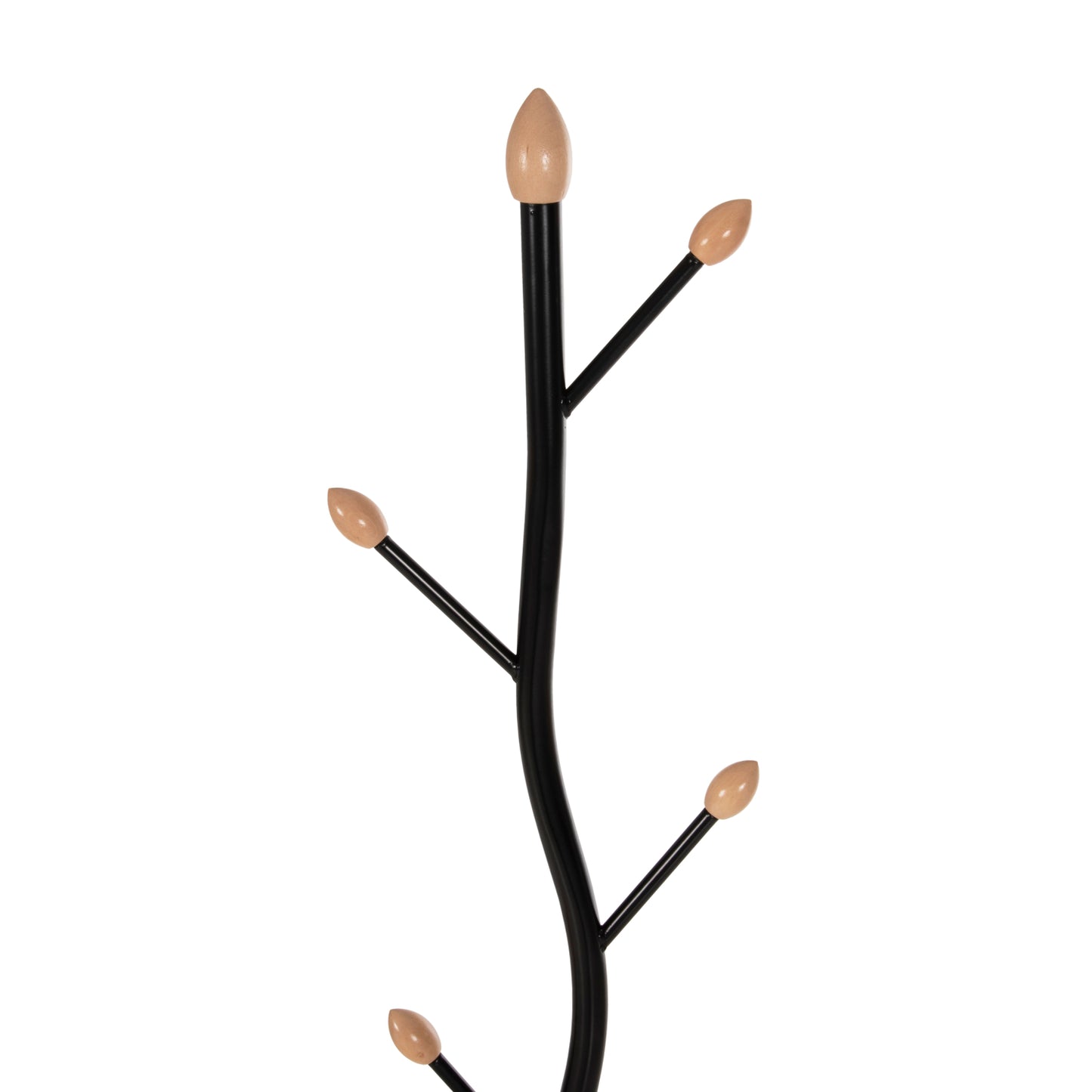 Floor Standing Hanger Hm9572.01 Metallic 8 Hanging Positions-black Φ36x172hcm.
