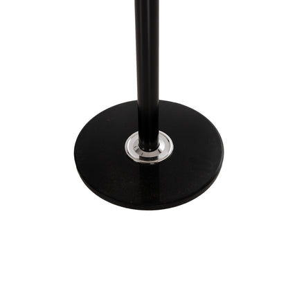 Floor Standing Hanger Hm9573.01 Metallic 13 Hanging Positions-black Φ37x180hcm.