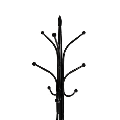 Floor Standing Hanger Hm9573.01 Metallic 13 Hanging Positions-black Φ37x180hcm.