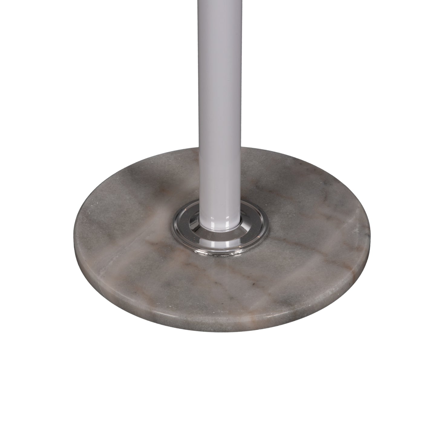 Floor Standing Hanger Hm9573.02 Metallic 13 Hanging Positions-white Φ37x180hcm.
