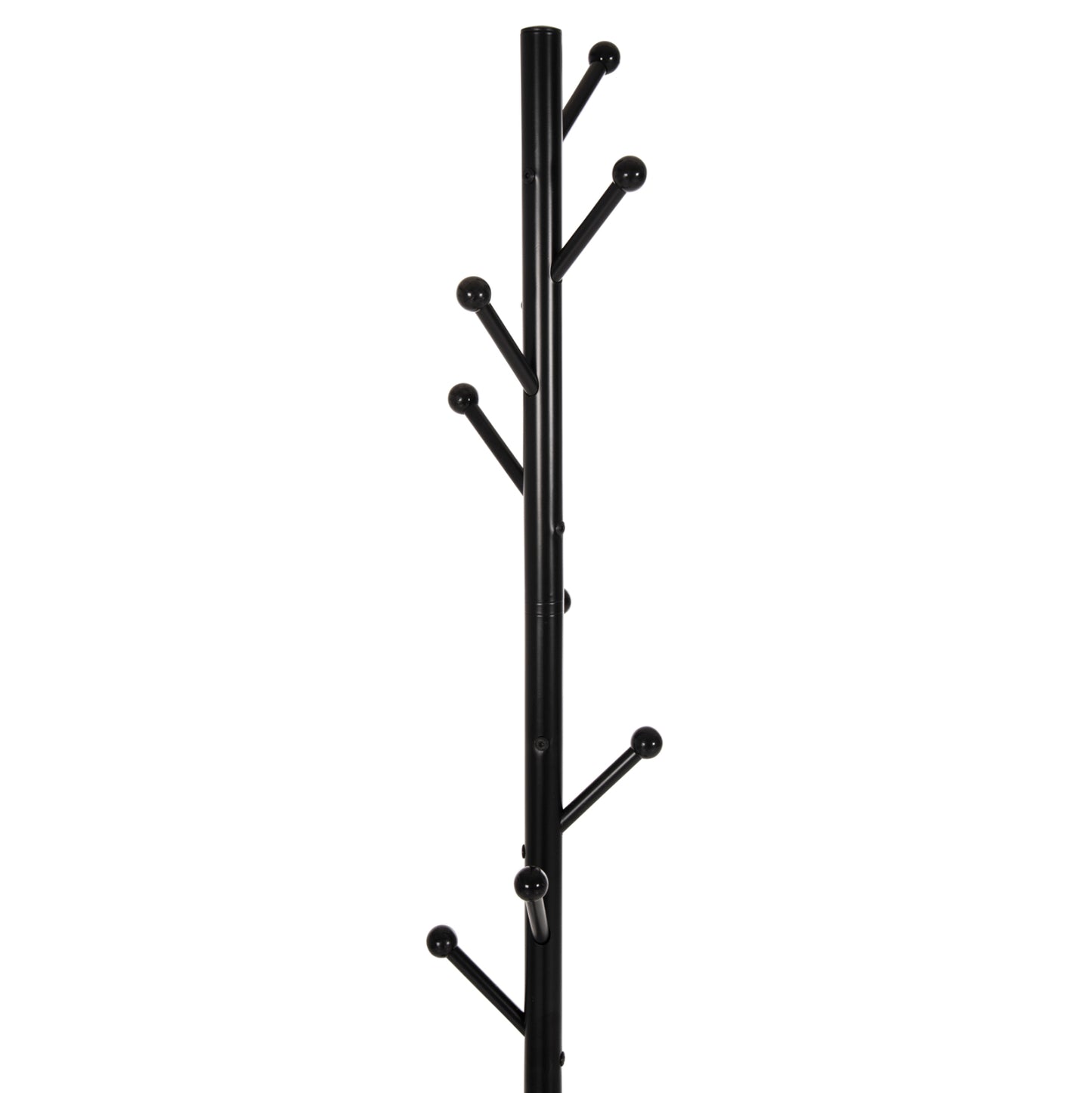 Floor Standing Hanger Hm9576.01 Metallic 8 Hanging Positions-black Φ37x175hcm.