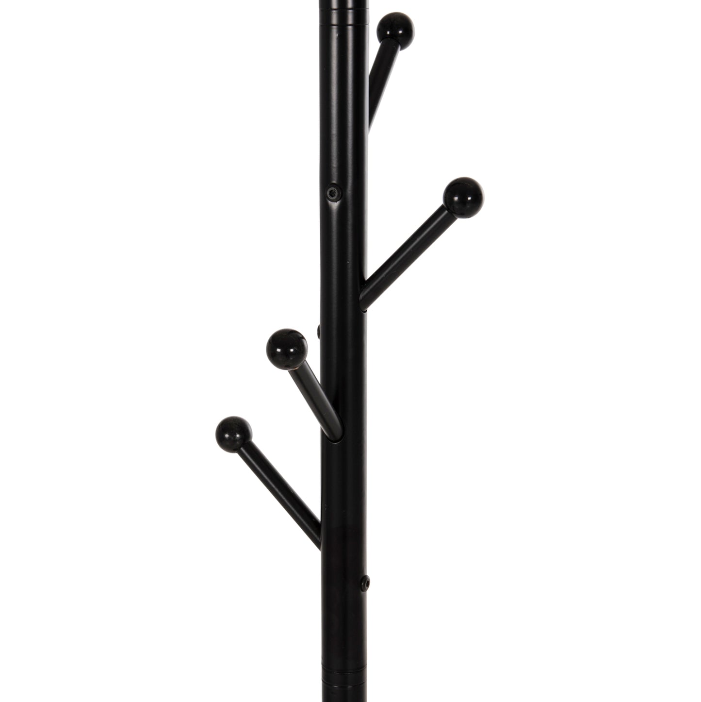 Floor Standing Hanger Hm9576.01 Metallic 8 Hanging Positions-black Φ37x175hcm.