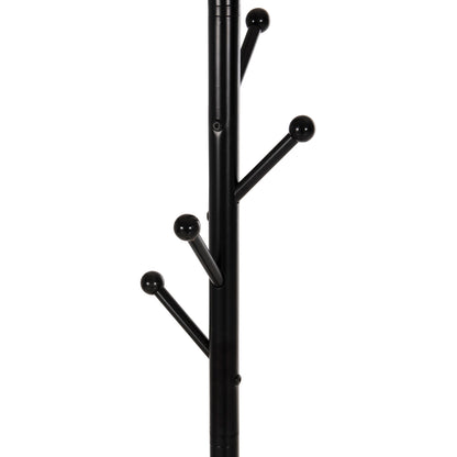 Floor Standing Hanger Hm9576.01 Metallic 8 Hanging Positions-black Φ37x175hcm.
