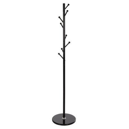 Floor Standing Hanger Hm9576.01 Metallic 8 Hanging Positions-black Φ37x175hcm.